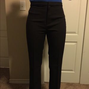 Zara Flat Front Ladies Pants, Red